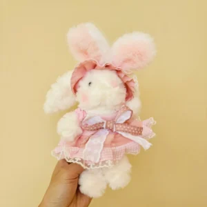 Llavero de peluche Conejo en vestido